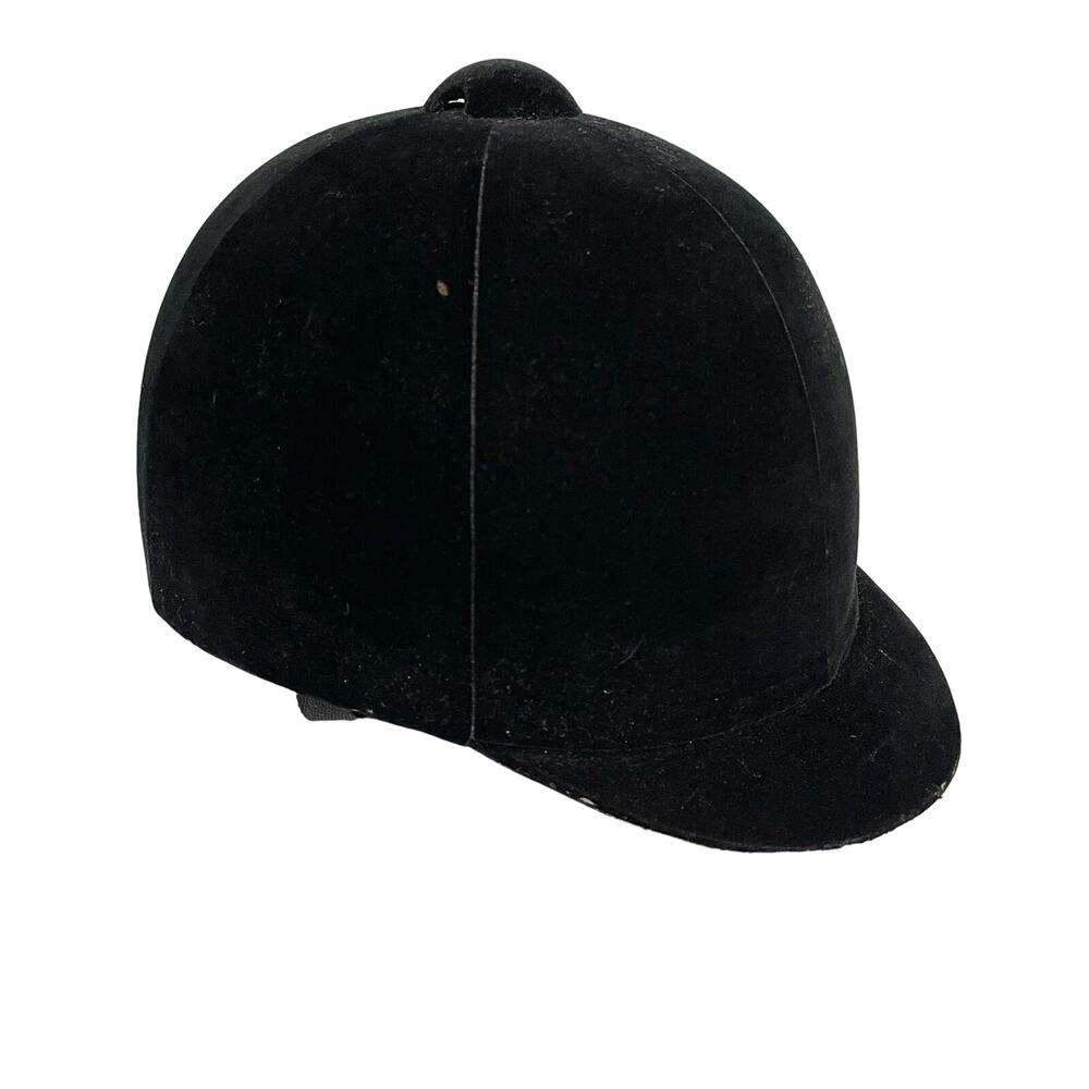 IRH International Unisex Womens Mens Horse Riding Helmet Hunt Cap Black Velvet